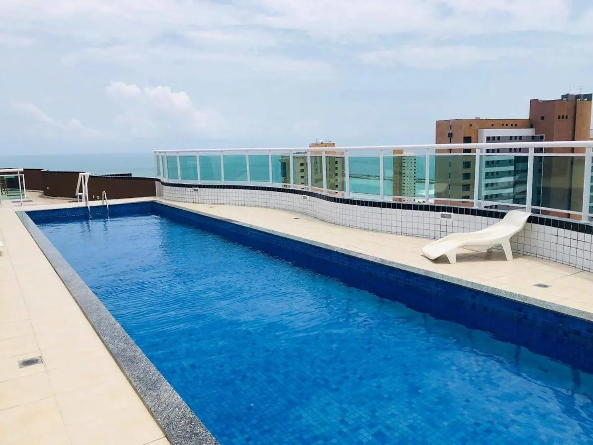 Vista Espetacular Da Praia De Iracema - Ap. 1405 福塔雷萨 巴西